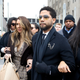Jussie Smollett leaves Leighton Criminal Courthouse on February 24, 2020 in Chicago, Illinois.
